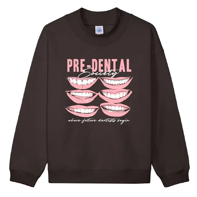 Pre-Dental Society Smiles Illustration PR Crewneck 2