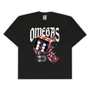 Omega Phi Gamma Dice and Bold Font PR Shirt 2