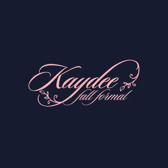Kappa Delta Script with Leaves Fall Formal Shirt