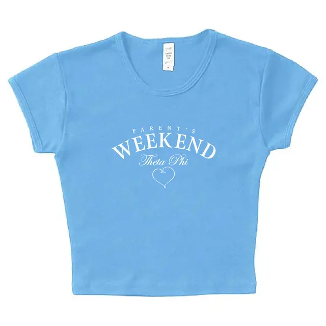 Theta Phi Alpha Elegant Script Parent's Weekend Shirt 2