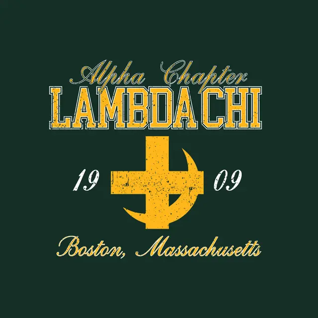 Lambda Chi Alpha Bold Lettering PR Crewneck