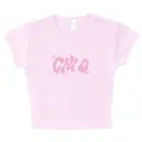Chi Omega Groovy Pink Text PR Shirt 2