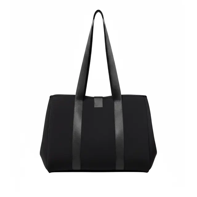 B Yoga City Tote Black Back