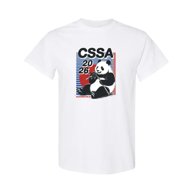 Chinese Students and Scholars Association Panda Design PR Shirt 2