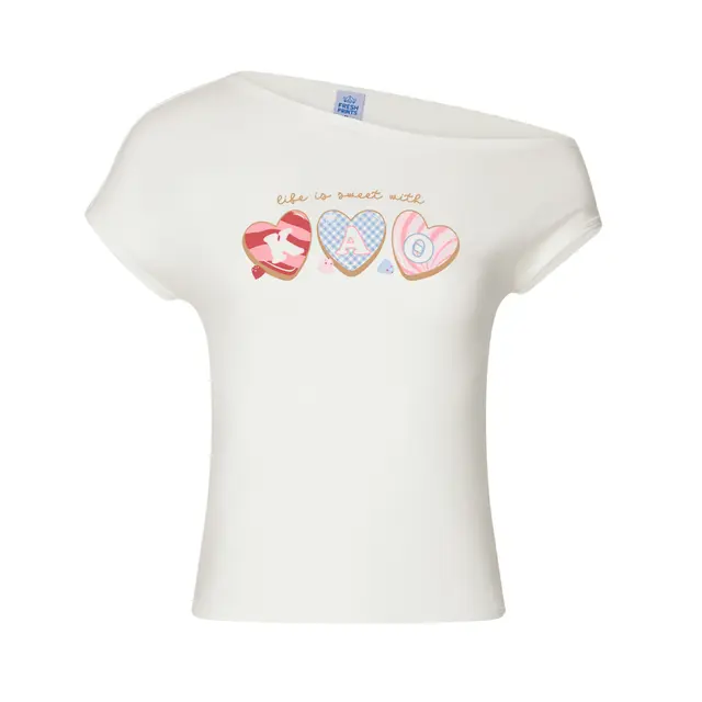 Kappa Alpha Theta Heart Cookie Design Rush Shirt 2