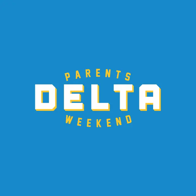 Delta Delta Delta Bold Block Lettering Parents Weekend Shirt
