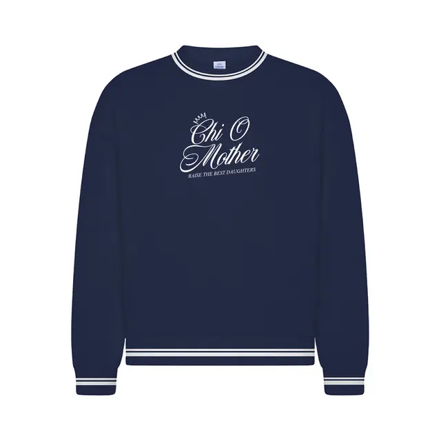 Chi Omega Curved Script Parents Weekend Sweater 2