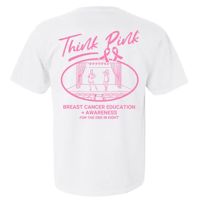 Think Pink Stage Illustration Philanthropy Shirt 2