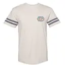 Alpha Chi Omega Gameday Oval Text Dad's Weekend Shirt 2