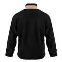 Fresh Prints Sherpa Fleece Jacket fp41 Black  Back