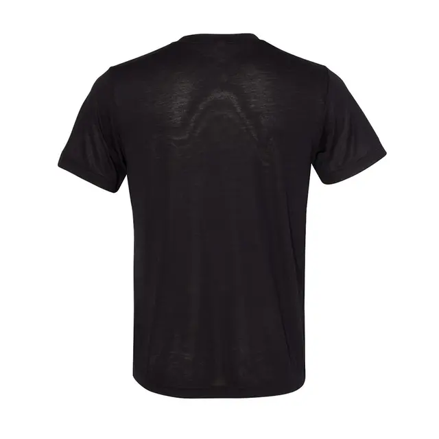 Customizable Bella + Canvas Fast Fashion Unisex Viscose Fashion Tee 3880 Black Back