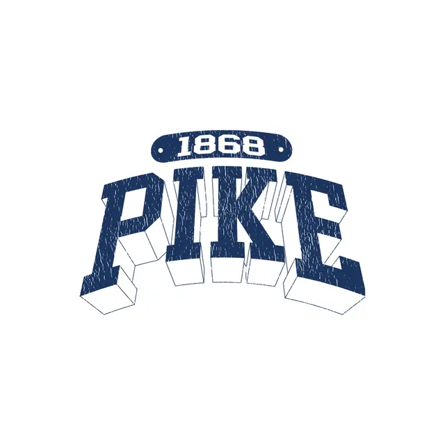 Pi Kappa Alpha Bold 3D Lettering PR Crewneck