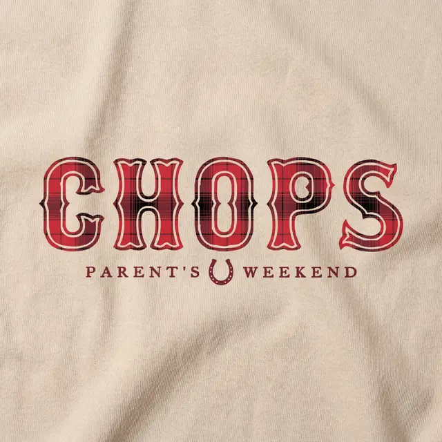 Lambda Chi Alpha Plaid Lettering Parents Weekend Sweater