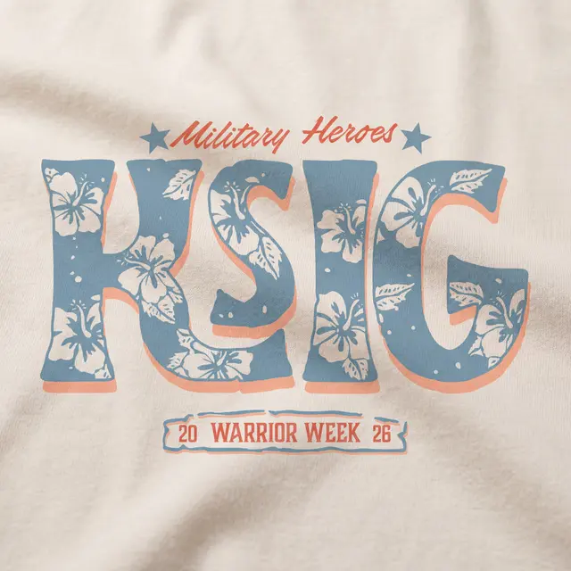 Kappa Sigma Hibiscus Pattern Text Philanthropy Shirt