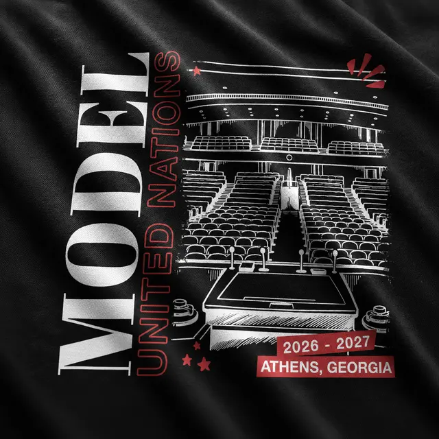Model United Nations Theatre Illustration PR Shirt