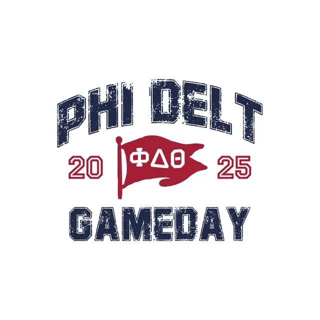 Phi Delta Theta Flag Graphic Game Day Hoodie