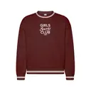 Girls Sports Club Curved Text Classic Sweater PR 2
