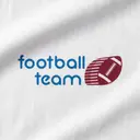 Football Team Bold Lettering Football Graphic PR Hoodie