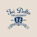 Delta Delta Delta Script Texts and Runners Philanthropy Shirt