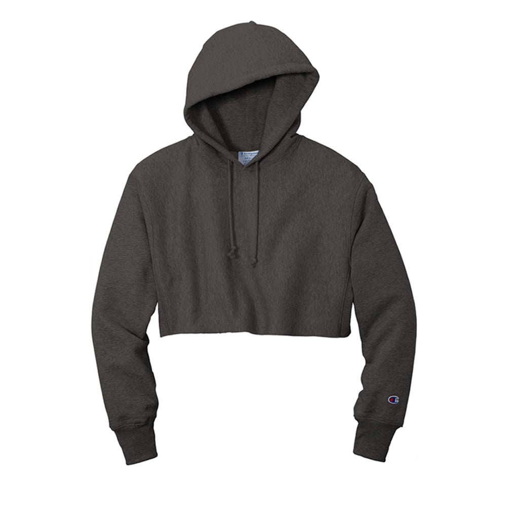 Champion Women's Reverse Weave ® Cropped Cut-Off Hooded Sweatshirt