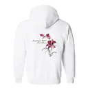 National Panhellenic Conference Pink Lily Illustration PR Hoodie 2