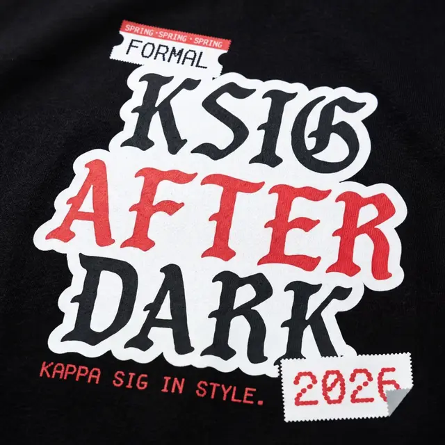 Kappa Sigma Bold Typography Semi Formal Sweater