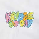 Kappa Delta Colorful Bubble Lettering Rush Bid Sweater