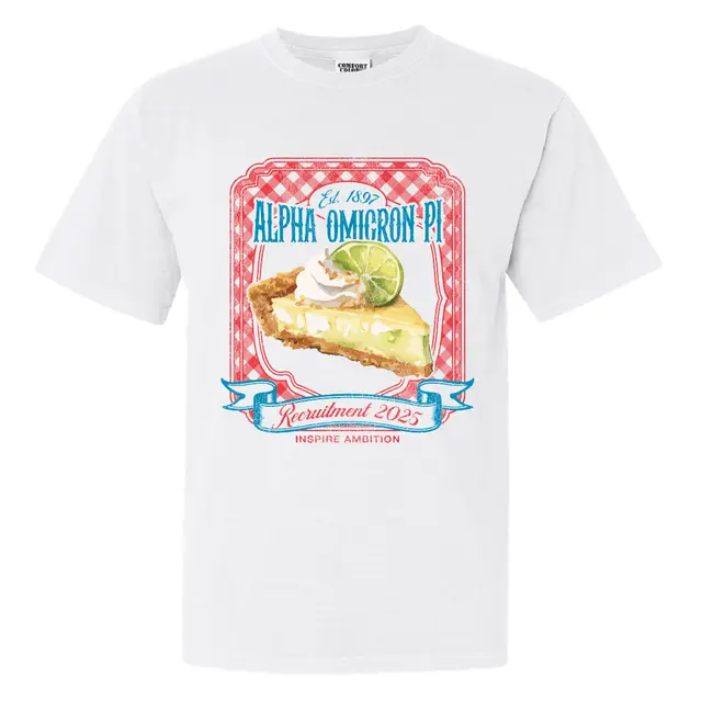 Alpha Omicron Pi Key Lime Pie Rush Shirt 2