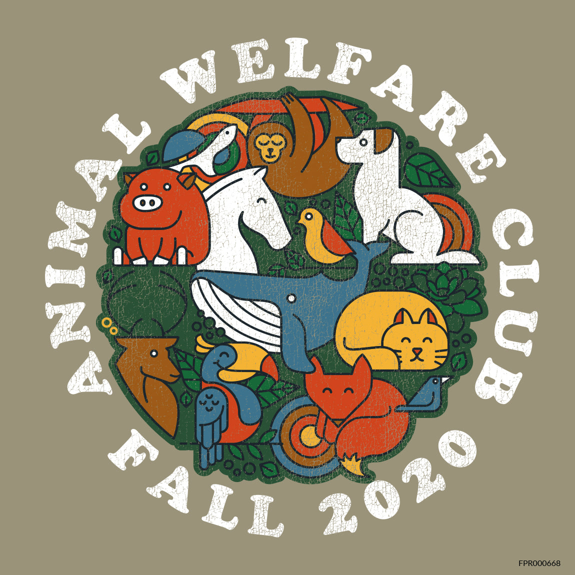 Retro Colorful Animals Philanthropy Shirt Animal Welfare Merch | Fresh ...