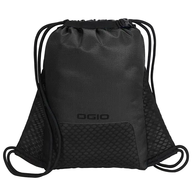 Customizable OGIO Boundary Cinch Pack 92000 Black Back