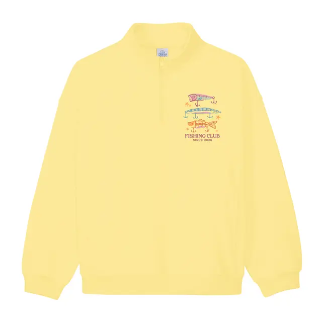 Fishing Club Colorful Lures Graphic PR Sweater 2