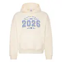 Delta Phi Epsilon Striped Text Parents Weekend Hoodie 2