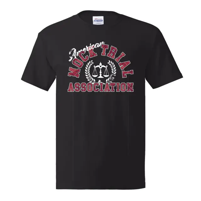 Mock Trial Association Scales and Laurel Design PR Shirt 2