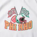 Phi Sigma Rho Football Helmets Banners Parents Weekend Sweater