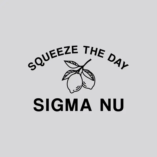 Sigma Nu Lemon Motif PR Crewneck