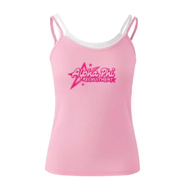 Alpha Phi Starry Graphic Rush Tank 2