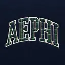 Alpha Epsilon Phi Plaid Block Lettering PR Sweater