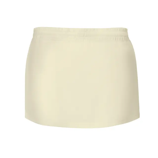 Fresh Prints Lexi Drawstring Mini Skort Butter Yellow mto Back