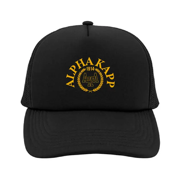 Alpha Kappa Lambda Gold Laurel Text PR Hat 2