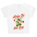 Alpha Chi Omega Strawberry Graphic Bid Day Shirt 2