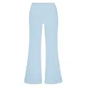 FP101 Katie Fold-over Flared Pants Baby Blue Front