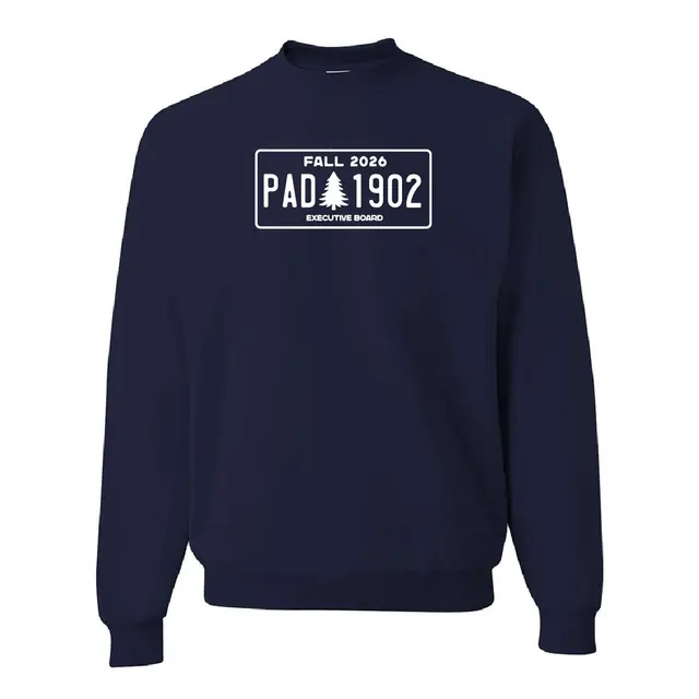 Pine Tree License Plate Executive Board Crewneck 2