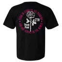 Zeta Tau Alpha Pink Rose Circle Philanthropy Shirt 2