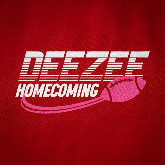 Delta Zeta Bold Stripes Football Homecoming Tank