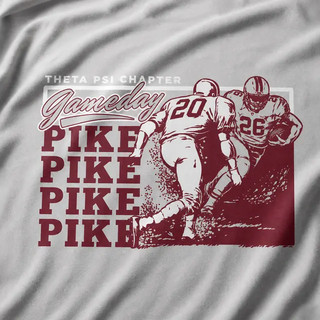 Pi Kappa Alpha Dynamic Football Illustration Game Day Hoodie