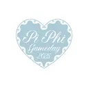 Pi Beta Phi Lace Heart with Script Text Game Day Shirt