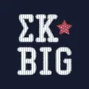 Sigma Kappa Striped Letters Big Little Reveal Shirt