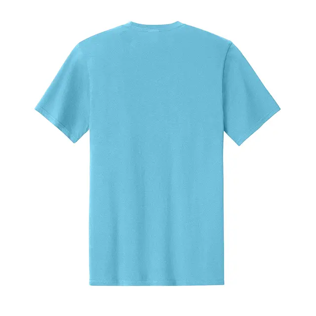 Easy Cotton Tee Aquatic Blue Back