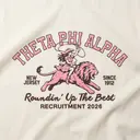 Theta Phi Alpha Rodeo Cowgirl Lion Rush Tank