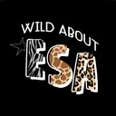 ESA Wild Animal Print Text PR Shirt